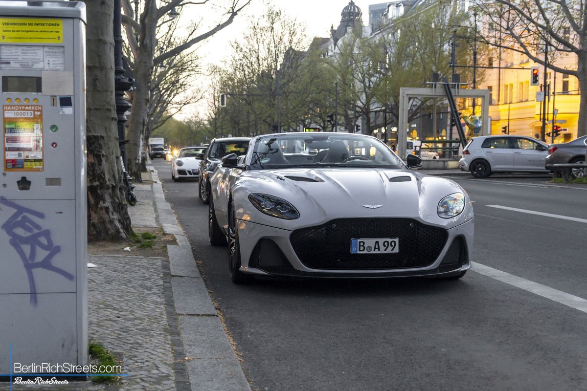 Aston Martin DBS Superleggera Volante spotted in Berlin — BerlinRichStreets